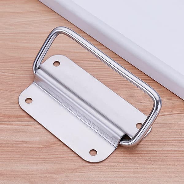 2 stk. hardware værktøj metal bryst ring håndtag - rustfrit stål bryst ring pu