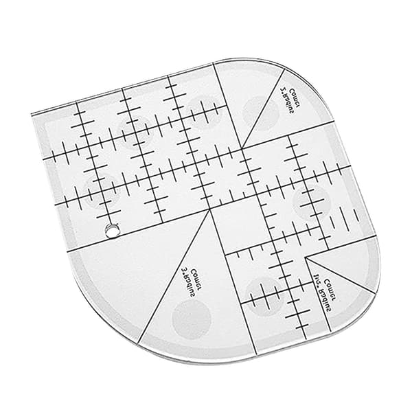 Buekant Rute for Quilting, Sy Patchwork | Runde Kant Symaler, Patchwork Verktøy for Syutstyr, Hjem, Kontor