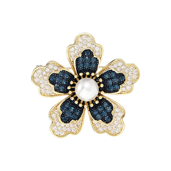 Kvindernes Blomster Perle Emjle Broche Nåle til Damer Smykker
