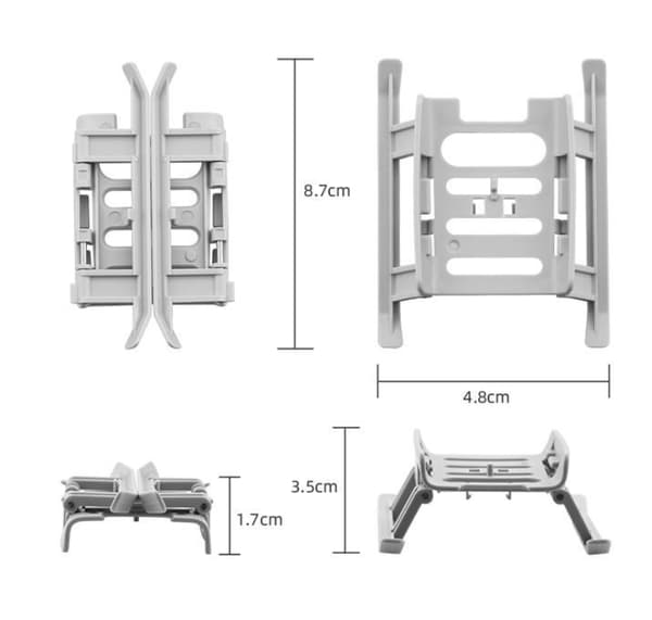 Landningsställförlängningar för DJI Mini 4K/Mini 2/Mini SE/Mavic Mini Drone, Vikbara Höjdjusterbara Benförlängningar