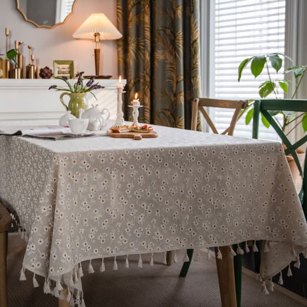 Sød rektangulær dug, dug 140 x 260CM, dug til køkken, kaffebord, spisebord