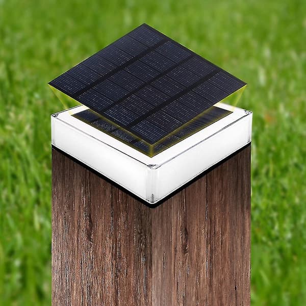 Solcelled Lygtepæl LED Forlygte Vandtæt Moderne Solcellelampe