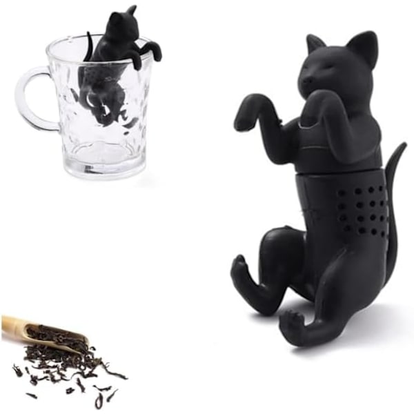 2 stk. katteteinfuser, løs teinfuser, søde dyreteinfusere, sil