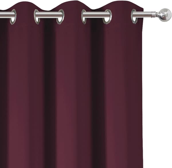 Mörkläggningsgardiner i polyester (140 x 240 cm)