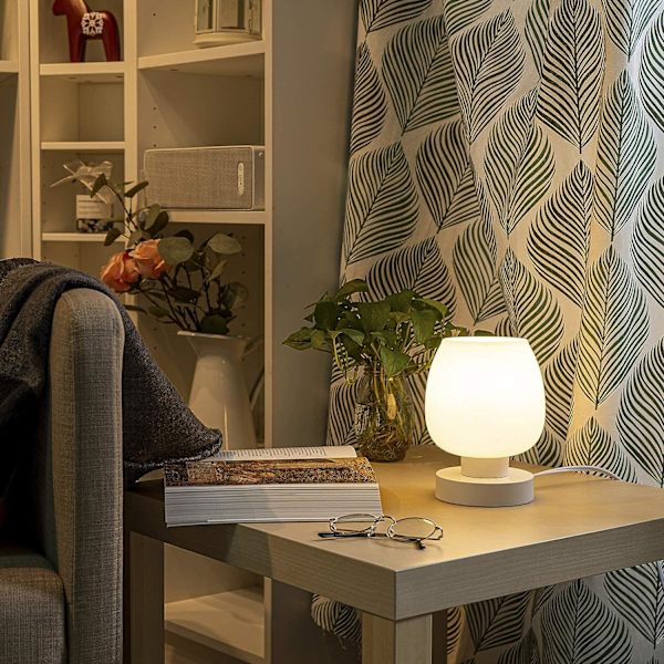 Touch-sängbordslampa - Modern liten lampa för sovrum vardagsrum