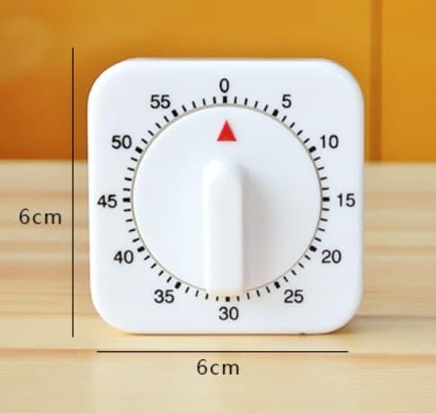 2 stk. køkken timere 60 minutter 1 time visuel timer