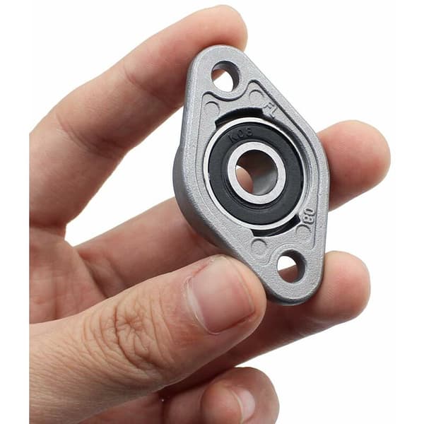 6 st KFL08 Lagerbock 8mm Diameter Zinklegering Rhomb
