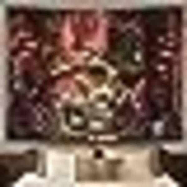 Virgin Forest  Tapestry Fairy Tale Enchanting Castle Pink Color M