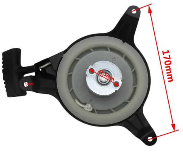 Reservedeler for startmotor for gressklippere