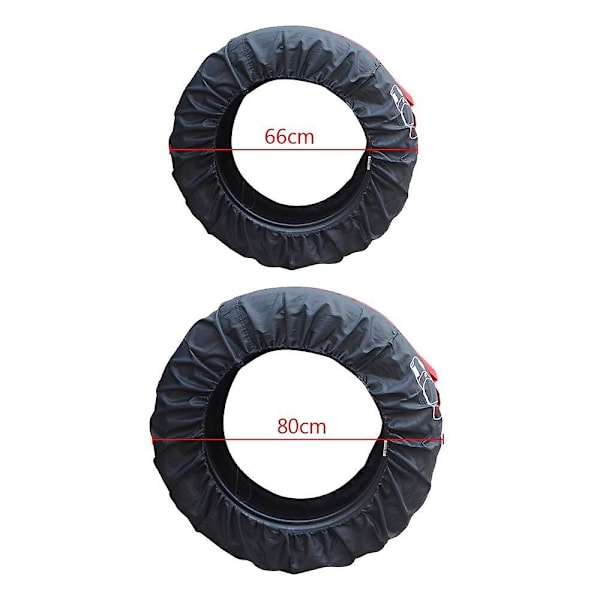 Polyester Reservdäckskydd Universal Dammtätt Fordons Hjulskydd