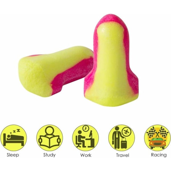 Ear Plugs 32.9dB Noise Reduction 20 Pair