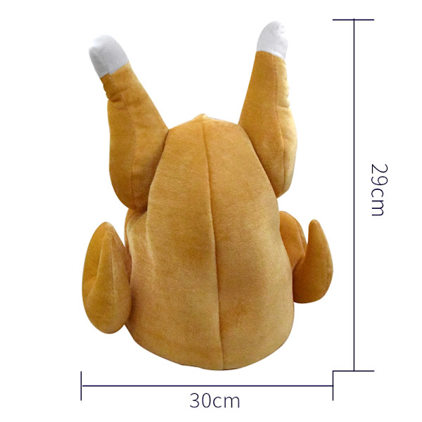 Friturestegt voksenhat, one size, brun