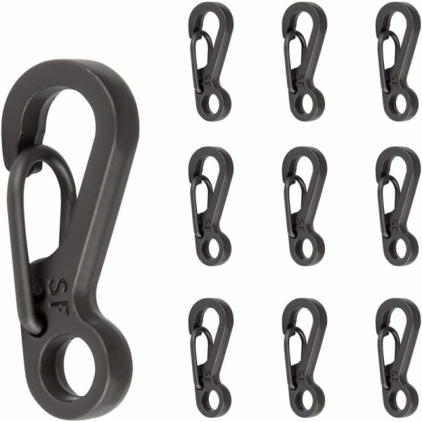 Parti med 10 krokar minikarbinhake för klätterutflykt- Nyckelring -