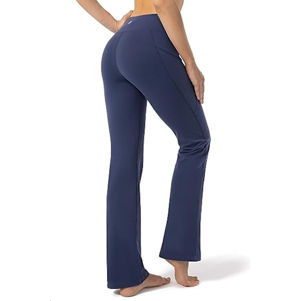 30 Inseam Dame Bootcut Yoga Bukser Lang Bootleg Høy-Midjet Fl