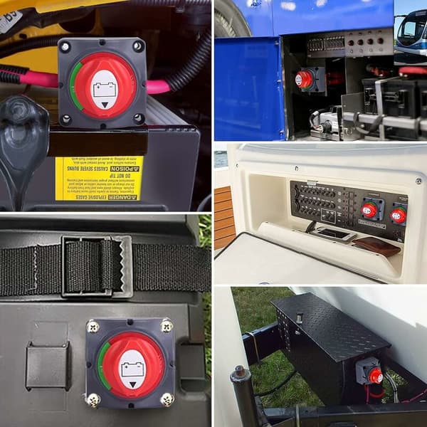 Batteri Isolator Afbryder, 12-48V Batteri Afbryder Afbryder til Biler, Både, Køretøjer