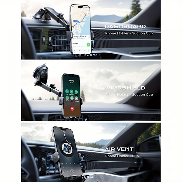 Trådløs Billader 15W Hurtigopladning Automatisk Spænding Billader Telefonholder Telefonholder