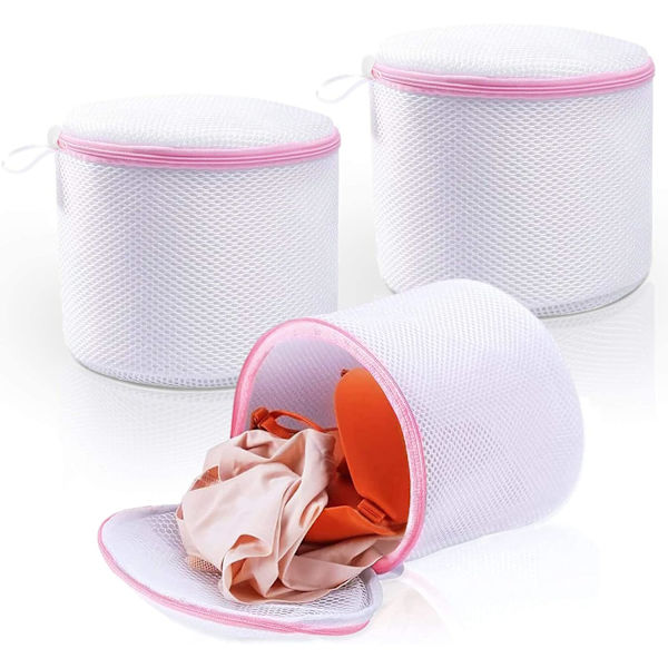 Tvättpåse för tvättmaskin, 3-pack, för underkläder, behå, tvättpåse B