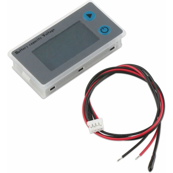 10-100V Batterikapacitetsmonitor Programmerbar Spänning Batterinivåmätare