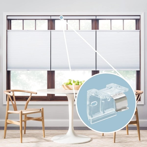 10 st Cellular Blinds Peg Hooks Gardin Hållare för Draperingar Persienner Fäste