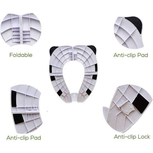 [Opgraderet version] Baby Toilet Reducer - Rejse Foldbar Toilet Sæde