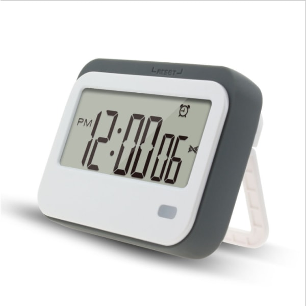 Digitalt køkkenur multifunktion stort LCD-display 4 tilstande ur nedtælling alarm til madlavning studie spil tidshåndtering