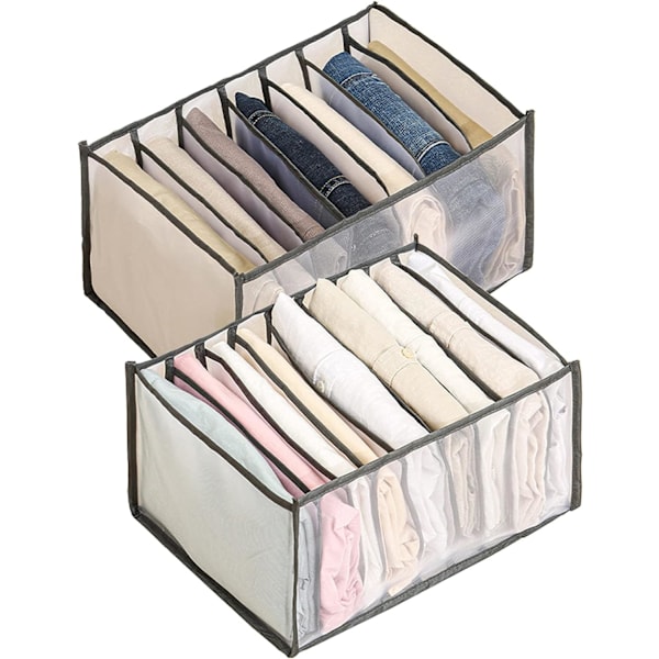 Tøjskuffe Organizer, Foldbar Mesh Opbevaringsboks, Garderobearrangør