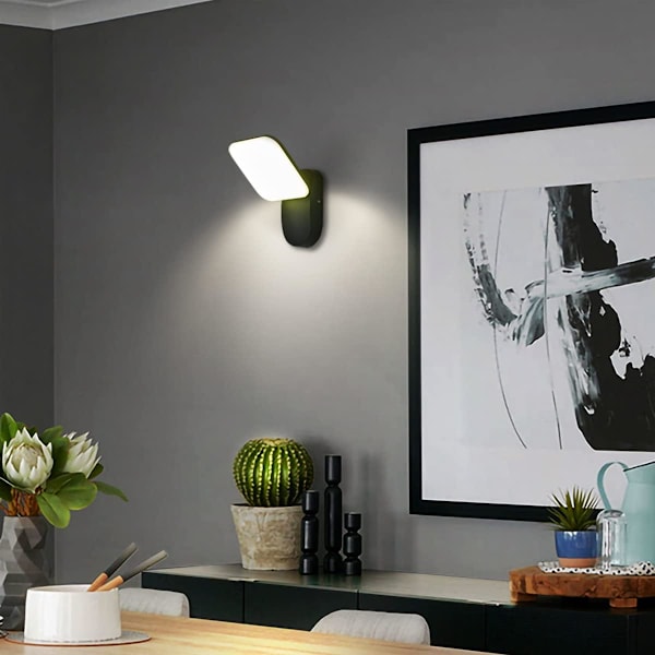 12W LED-vegglampe innendørs utendørs Huat Down vegglampe moderne LED