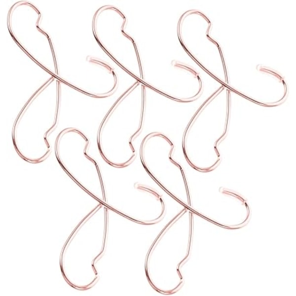 5 stk. Bøjle Lille Simulation Bøjler Mini Tøjbøjle Bøjler Hjemmeforsyninger Mini Hjemmebøjler Delikate Små Bøjler Jern, 12X7,5X0,2CM