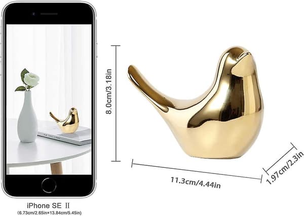 Små djurstater, modern heminredningsstil, guld