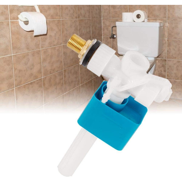 G Side Indløbsventil 1/2 Tommer Toilet Cistern Tilbehør Messing Stang