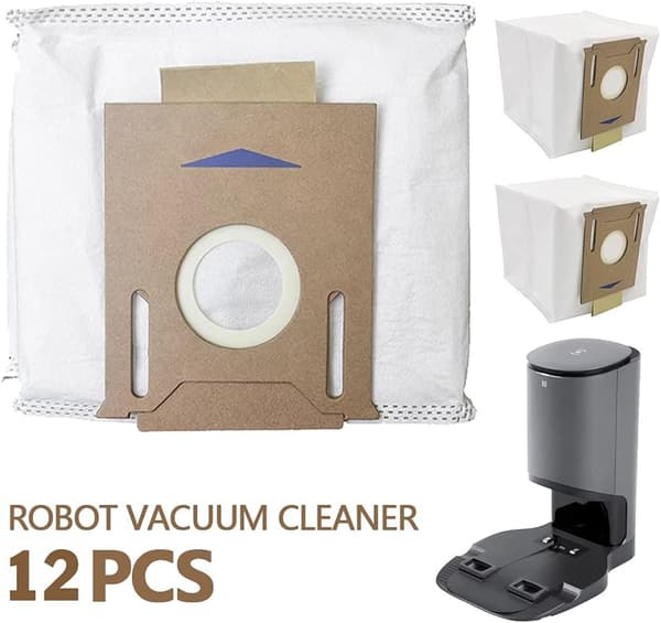 12-pack dammsugarpåsar till ECOVACS DEEBOT N8+ N8 Pro+ N8 Pro