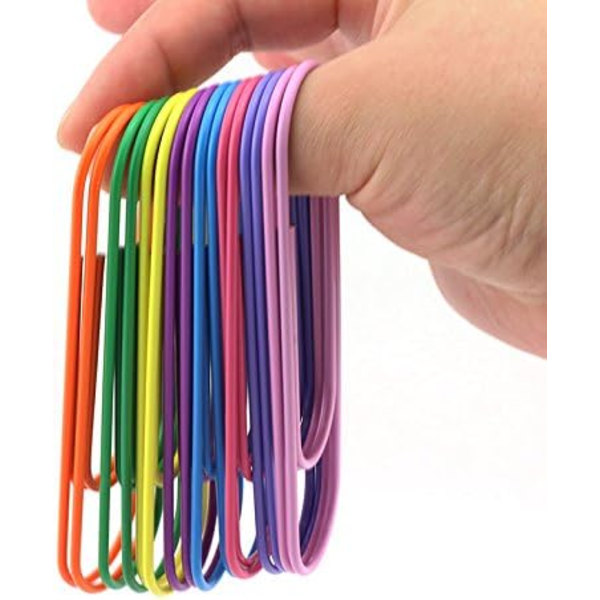 30 store, søde 4-tommer papirclips