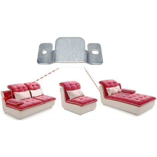 Innfellbare festebraketter for modulær sofa, 8 stk