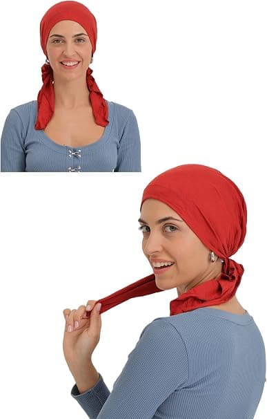 Påstået bomuldsbandana til hårtab