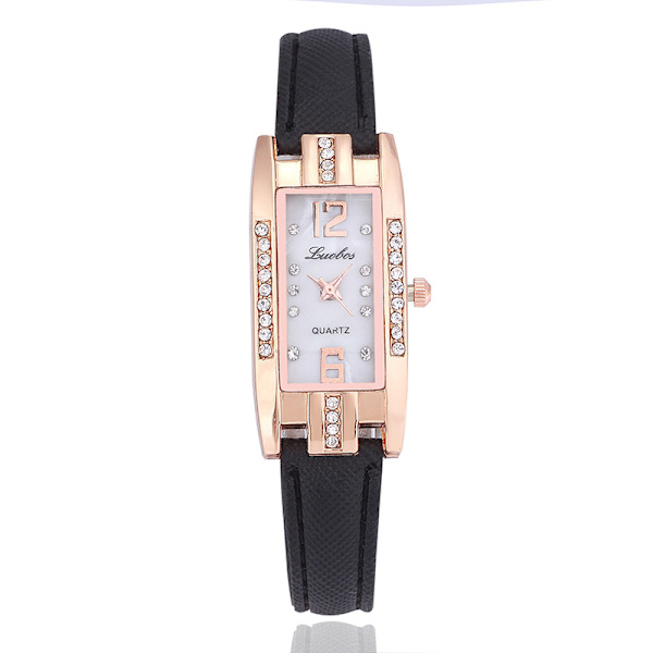 Dame Analog Quartz Ur, Håndledsarmbånd Mode Dameur, Rød