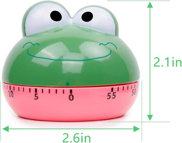 Kjøkken Timer Timer for matlaging 60 minutter Mekanisk digital timer (Frosk)