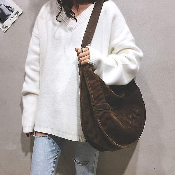 Damväska Casual Corduroy Mode Resa