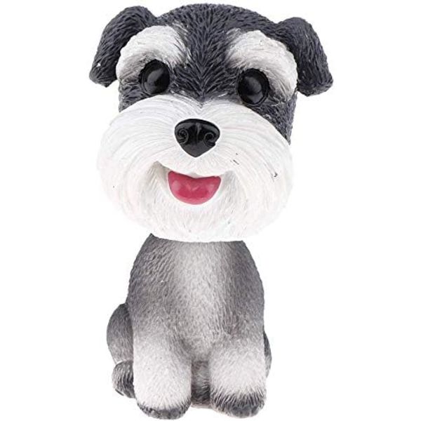 Simulering Rystende Hode Hund Bobble-Head Hundeleke for Bilinteriør