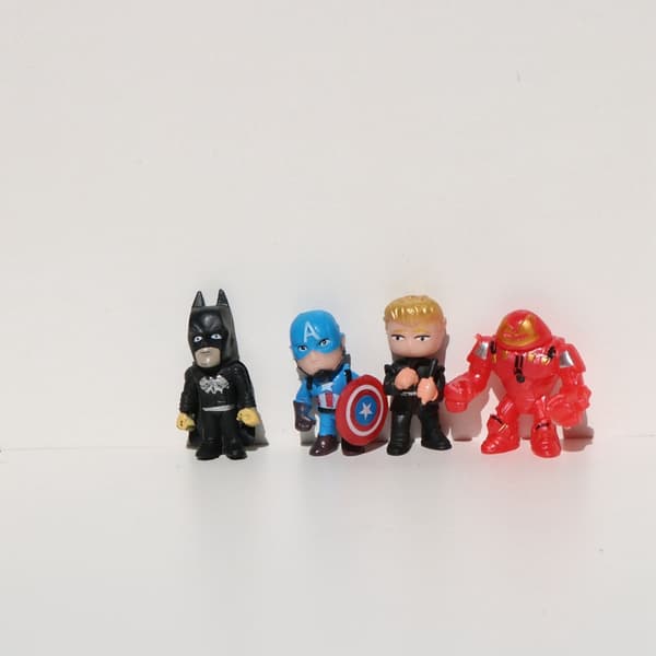 12 stk/sæt marvel avenger superhelt legetøjsmodel mini figur højdepunkt