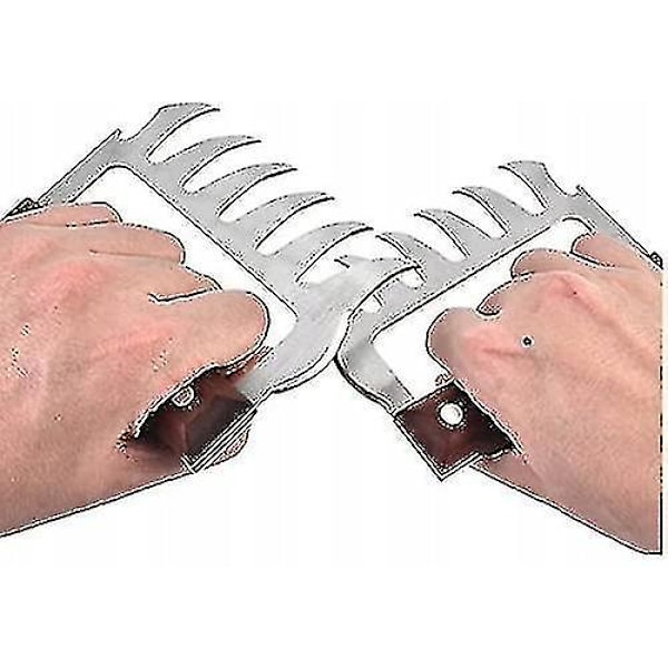 Köttdelare Bear Claws Köttdelare Set Rostfritt Stål Köttdelare 2-pack
