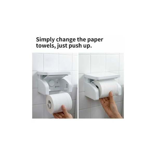 Toiletpapirholder, Vakuumsugning Borefri Toiletpapirholder