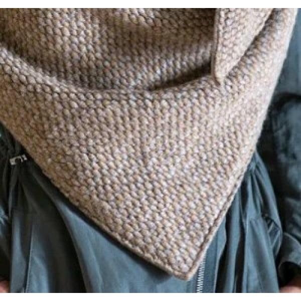 Dames Mode Chic Sjal Halsklæde Wraps Sjal Halsklæde Farve Solid Varm Retro Efterår Vinter Halsklæde Varmt Afslappet