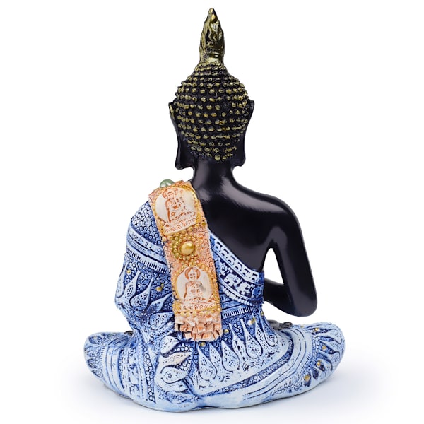 Buddha-staty, inredning av fred och harmoni, 9,6 * 6 *