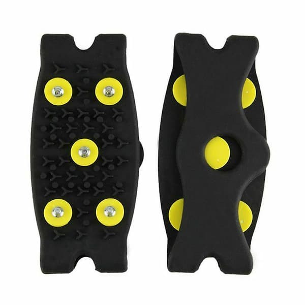 2 stk 5 pigger Crampon sklisikker sko deksel bærbar klatresko S