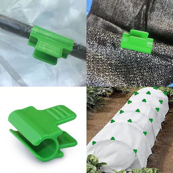 30 drivhusklemmer for drivhusfester 11mm drivhusklips plante