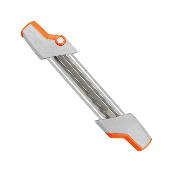 Filhållare för motorsågskedja Ø 4,0 mm, vit+orange, 32*6*2,5cm