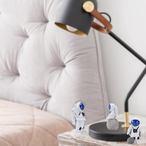 3-pack med presentförpackning Rymdfigur Prydnad Blå Astronaut Rymdtema