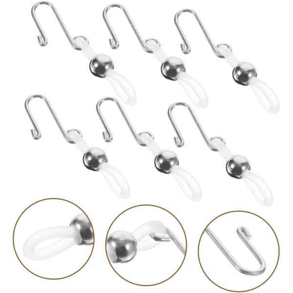15 Stykker Glidelåstrekk Glidelåsstopper Glidelåser Bulk Glidelåslåser Glidelåsklips Krok Metallglidelås