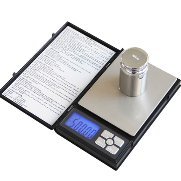 600g*0,01g Bärbar Digitalvåg Mini Viktvåg Hög Precision