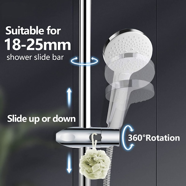 Bruseholder, Justerbar Bruseholder med 1 Krog, Universal, Håndbruser